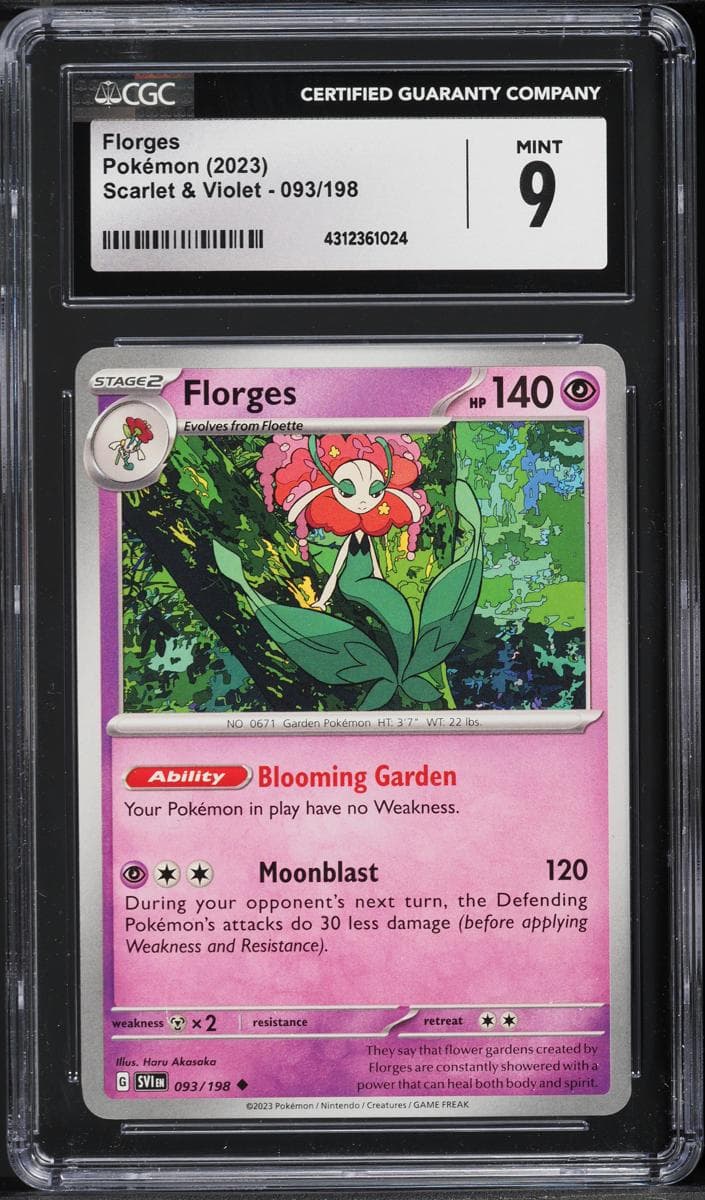Florges trading card