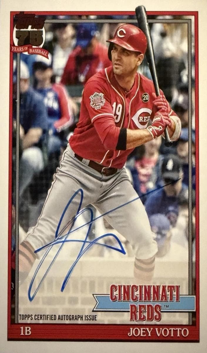 Joey Votto trading card