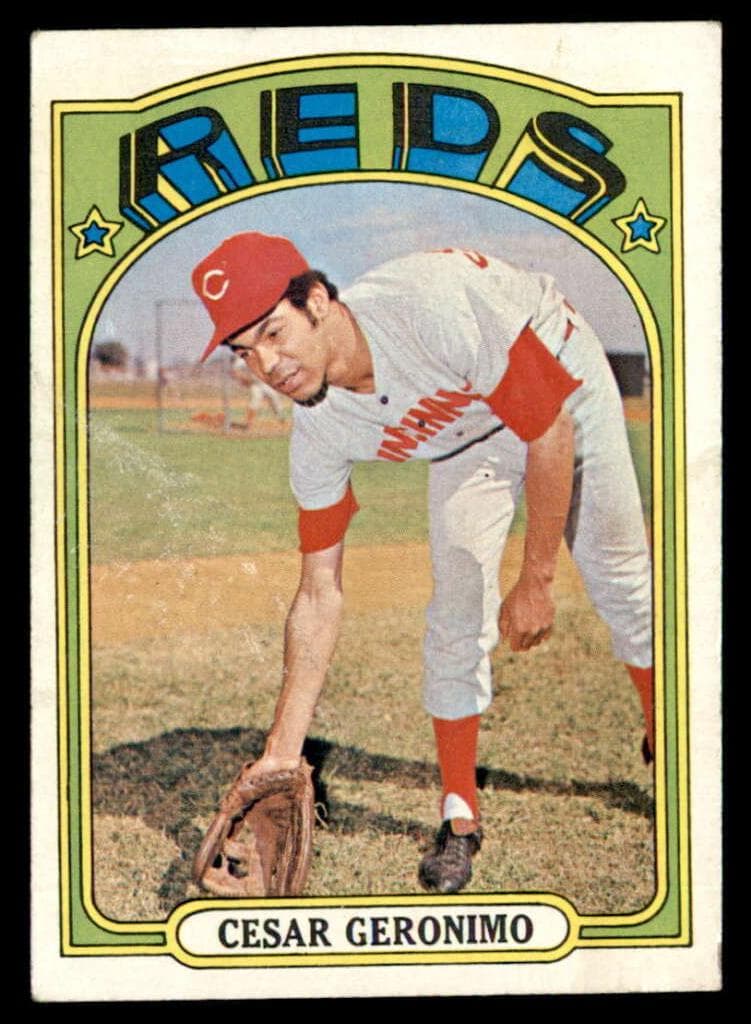 Cesar Geronimo 1972 topps Topps