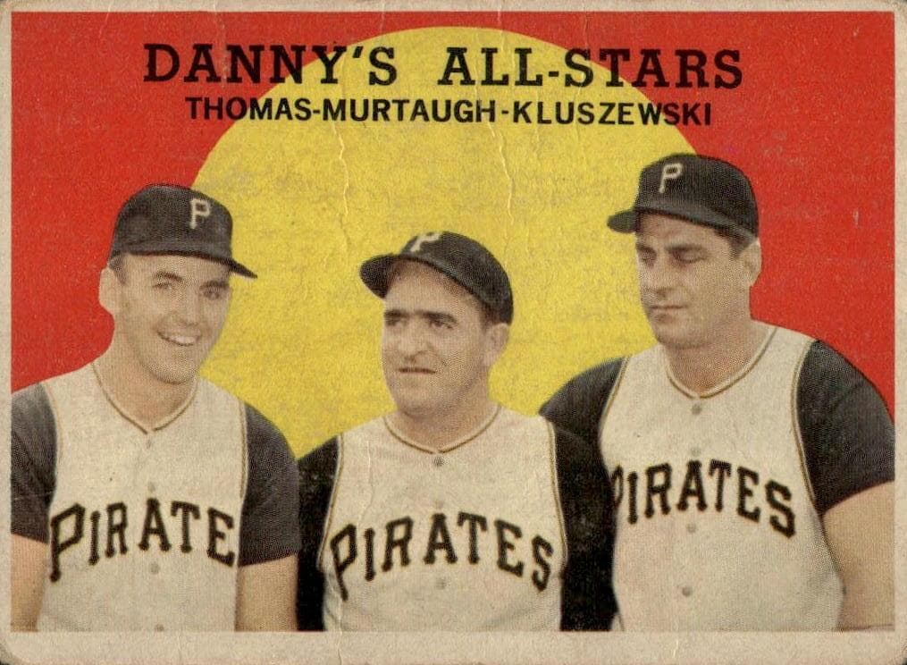 Danny's All Stars (Frank Thomas / Danny Murtaugh / Ted Kluszewski) 1959 topps Topps