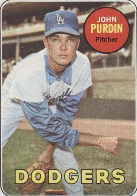 John Purdin 1969 topps Topps