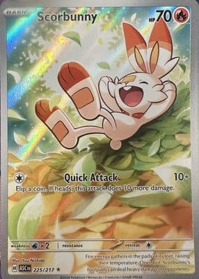 Scorbunny trading card