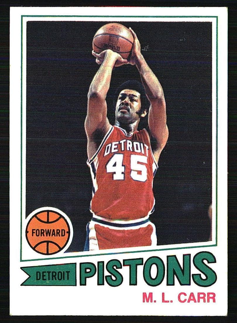 M.L. Carr 1977 topps