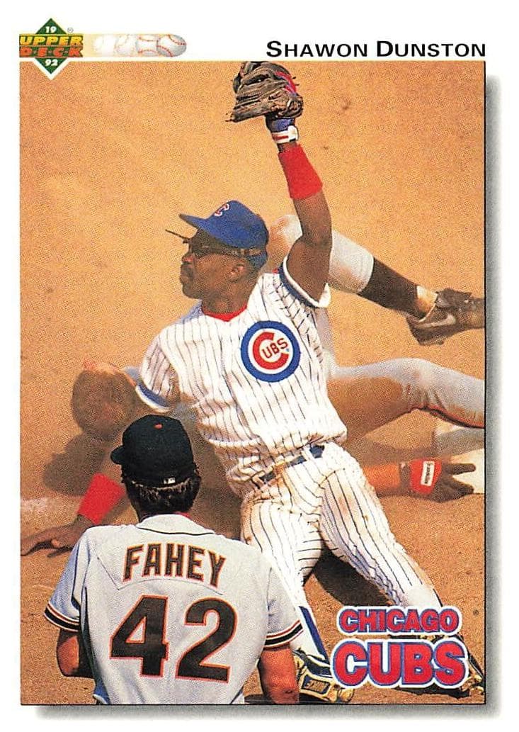 Shawon Dunston 1992 upper-deck Upper Deck