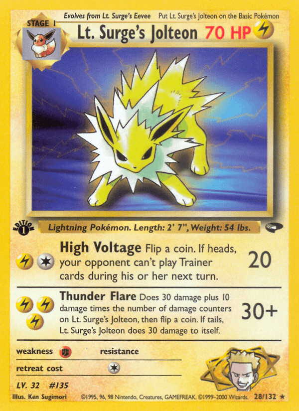 Lt. Surge's Jolteon #135