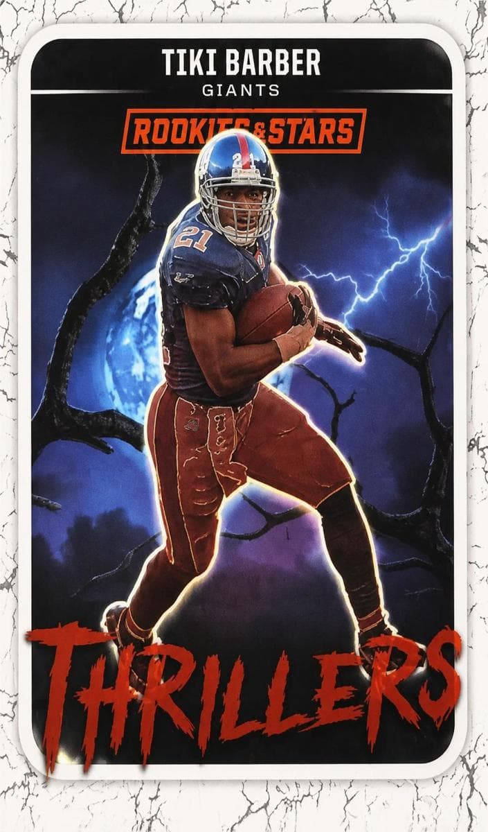 Tiki Barber trading card