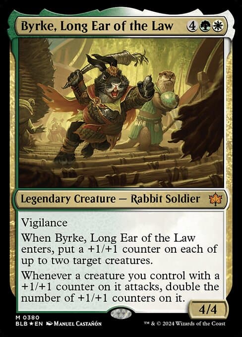 Byrke, Long Ear of the Law 2024 Magic: The Gathering Bloomburrow