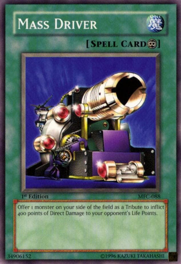 Mass Driver 2003 Yu-Gi-Oh!