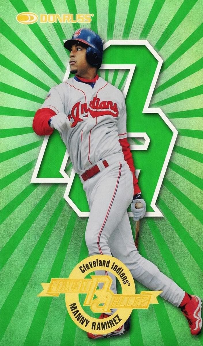 Manny Ramirez 1997 panini Donruss