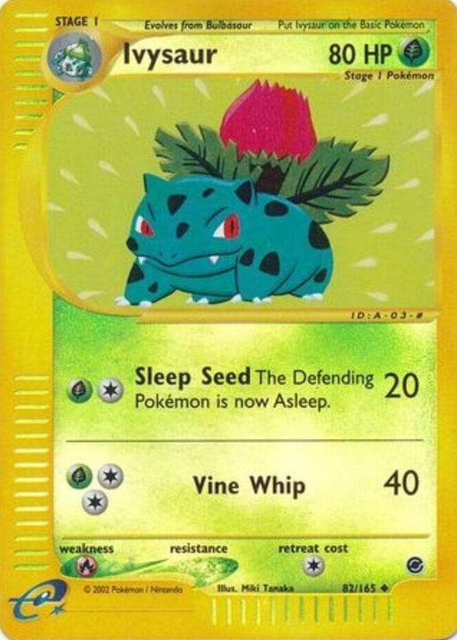 Ivysaur trading card