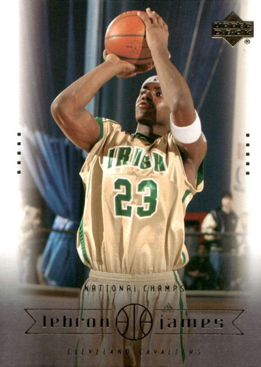 LeBron James 2003 upper-deck