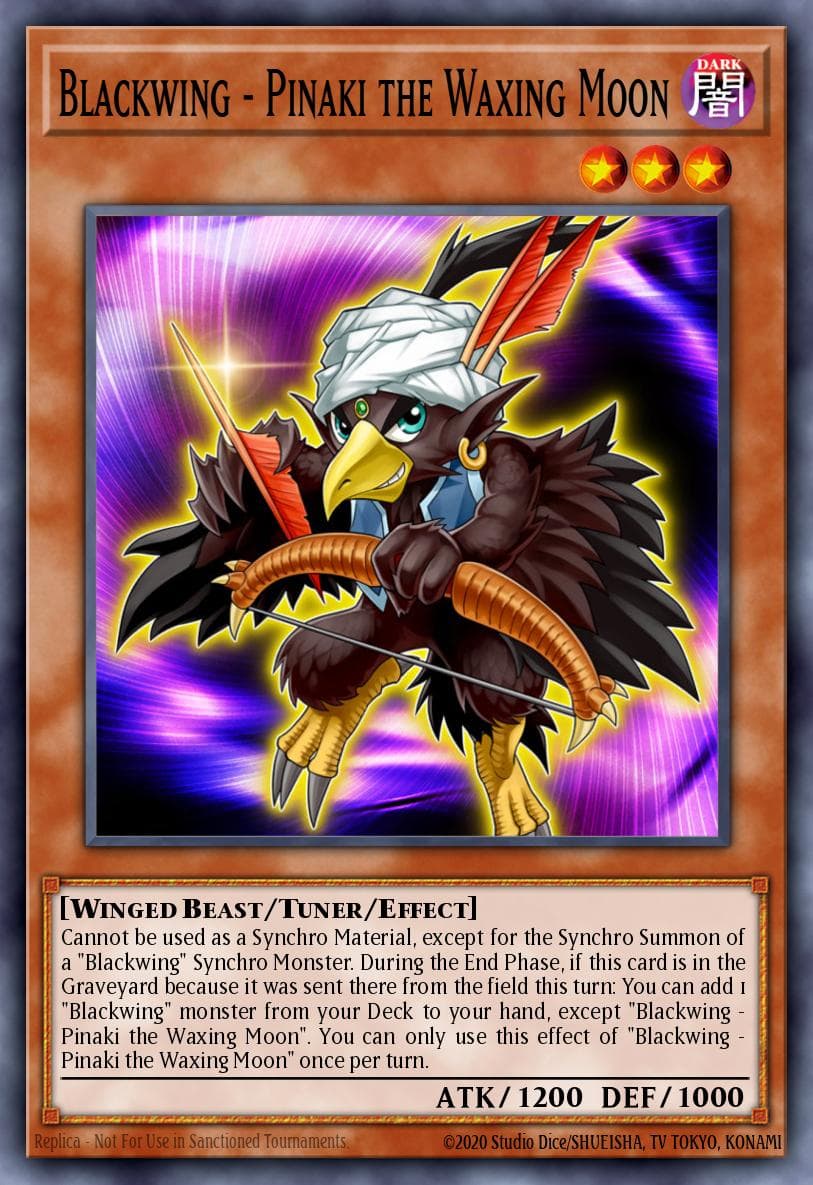 Blackwing - Pinaki the Waxing Moon #PGL2-EN007