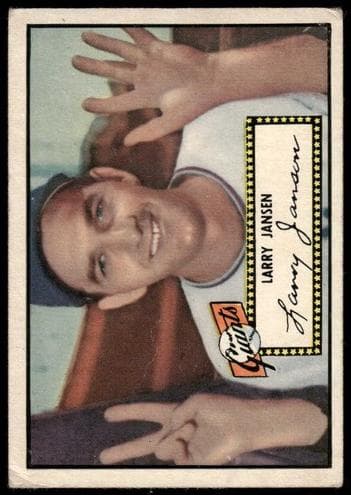 Larry Jansen 1952 topps Topps