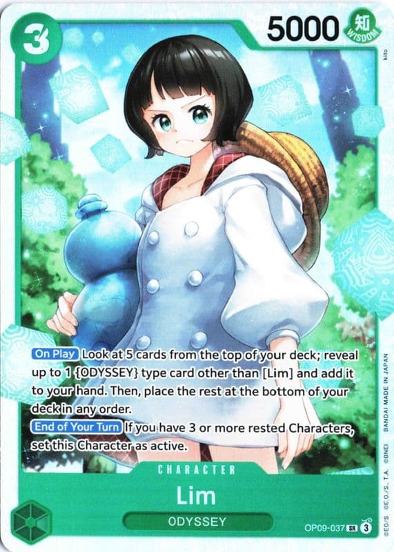 Lim trading card