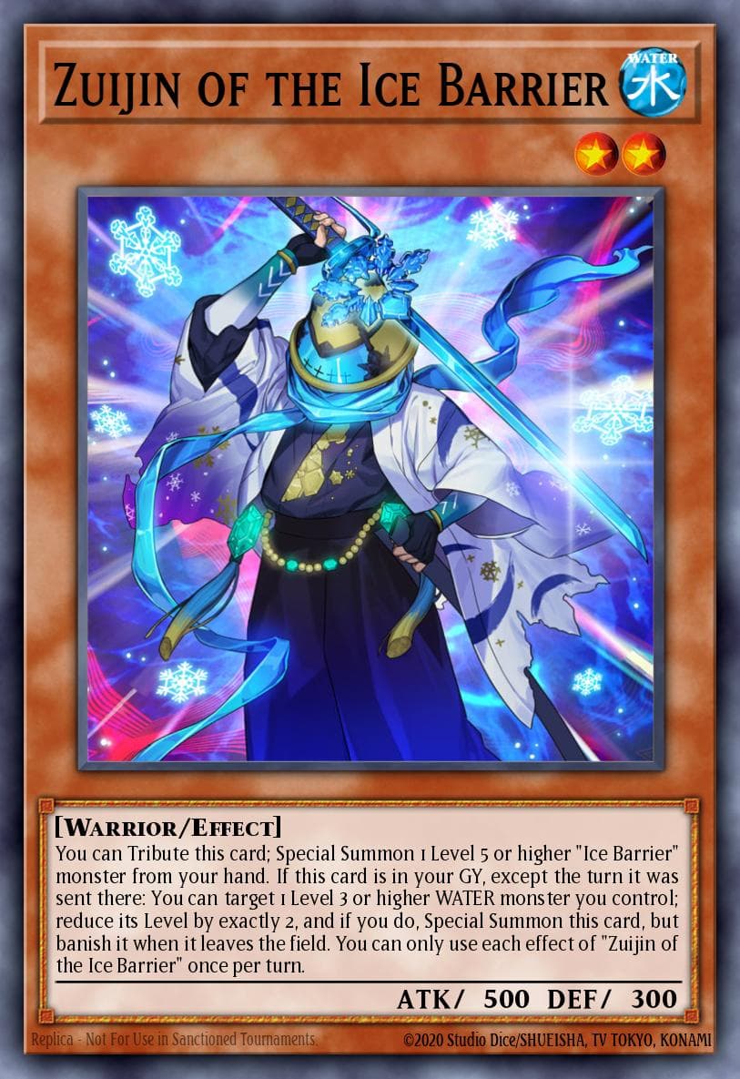 Zuijin of the Ice Barrier #SDFC-EN005