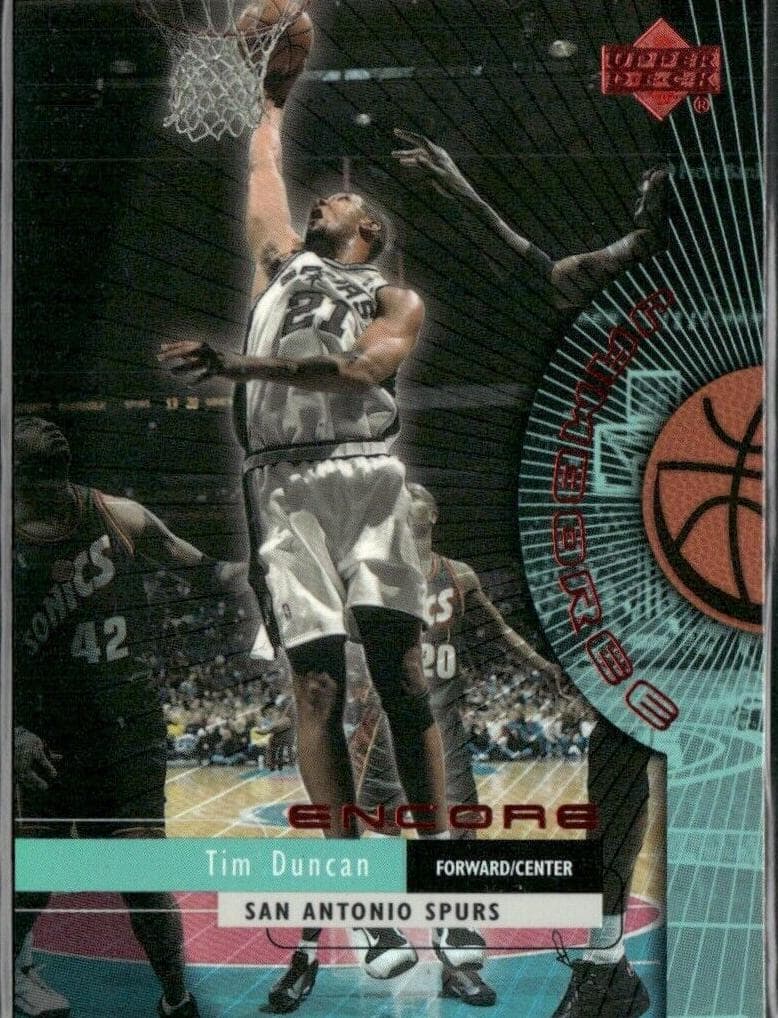 Tim Duncan 1999 upper-deck Encore
