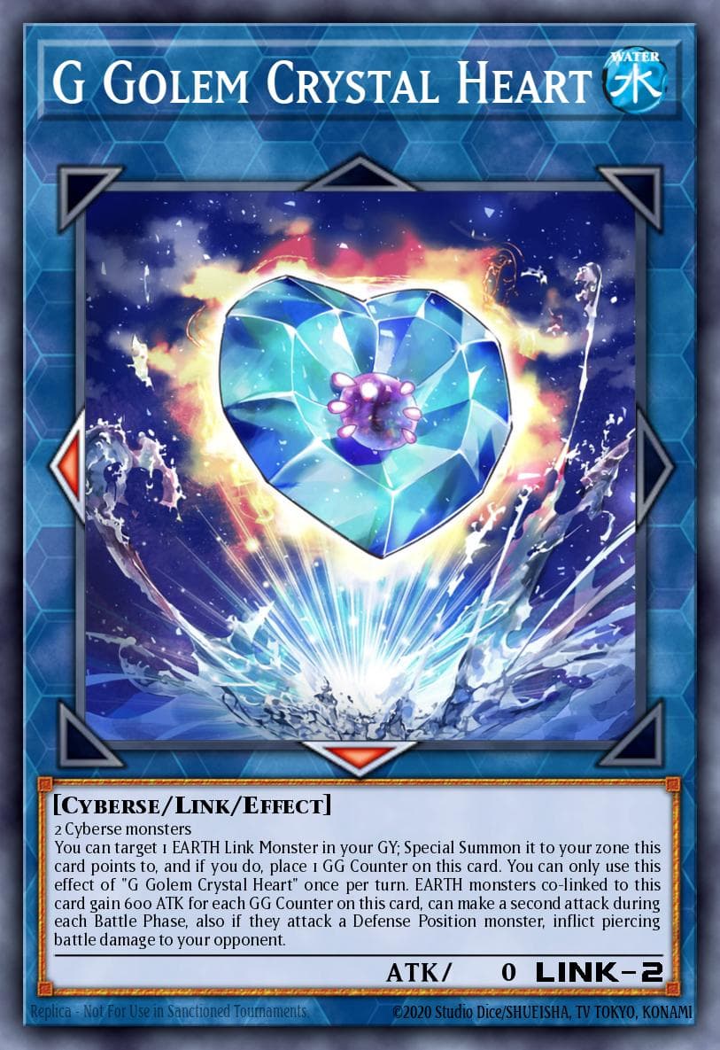 G Golem Crystal Heart #BLCR-EN042