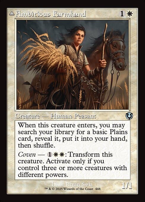 Ambitious Farmhand // Seasoned Cathar #448