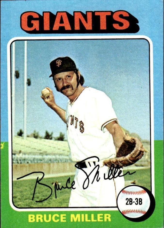 Bruce Miller 1975 topps Topps