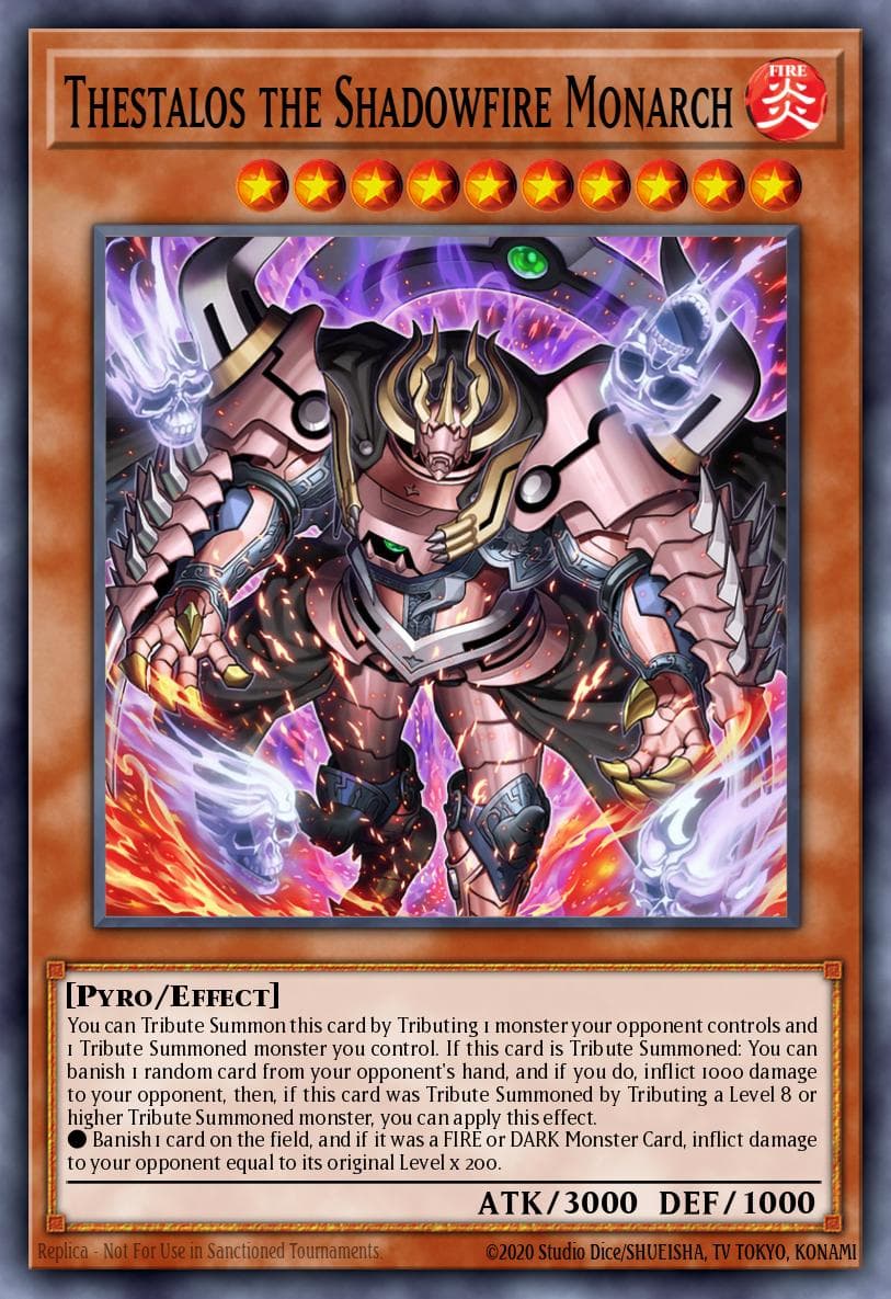 Thestalos the Shadowfire Monarch 2023 Yu-Gi-Oh! Japanese Duelist Nexus