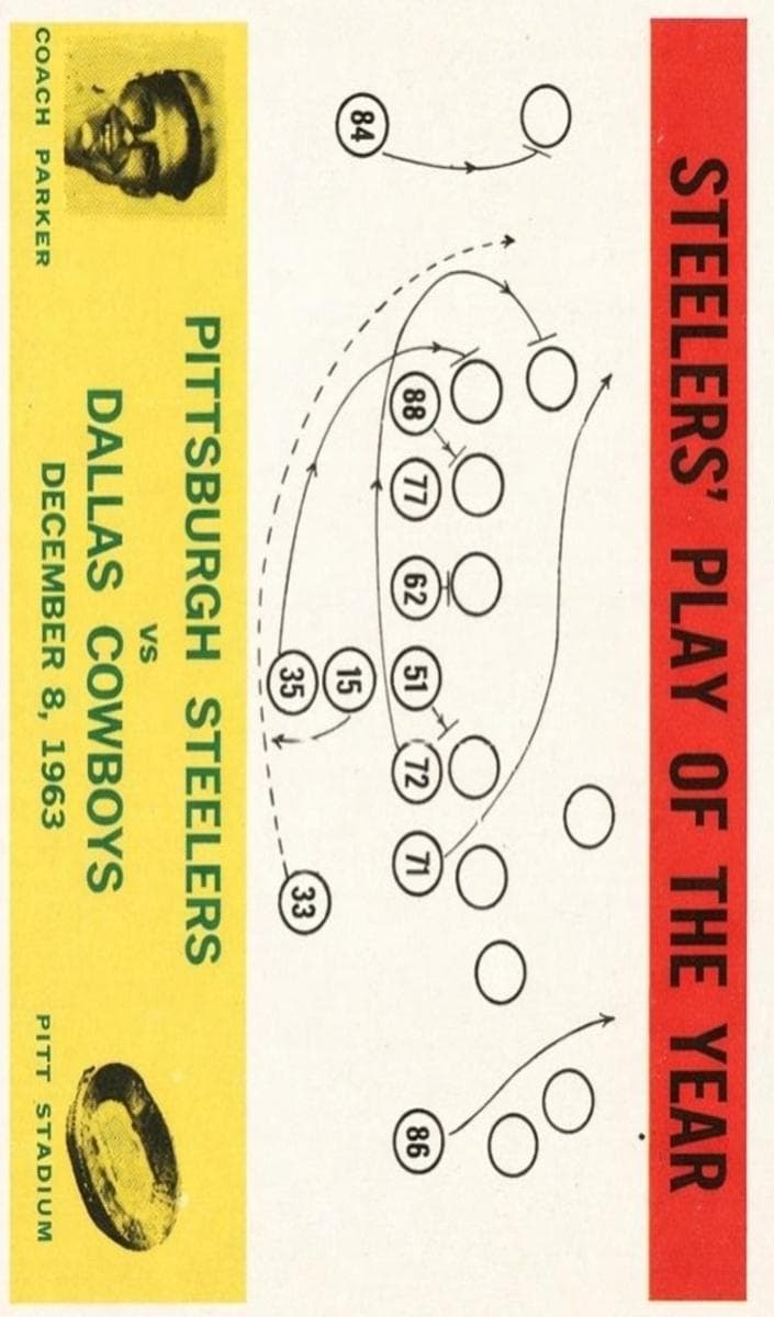 Steelers Play of the Year - Buddy Parker #154