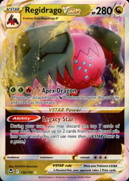 Regidrago VSTAR trading card