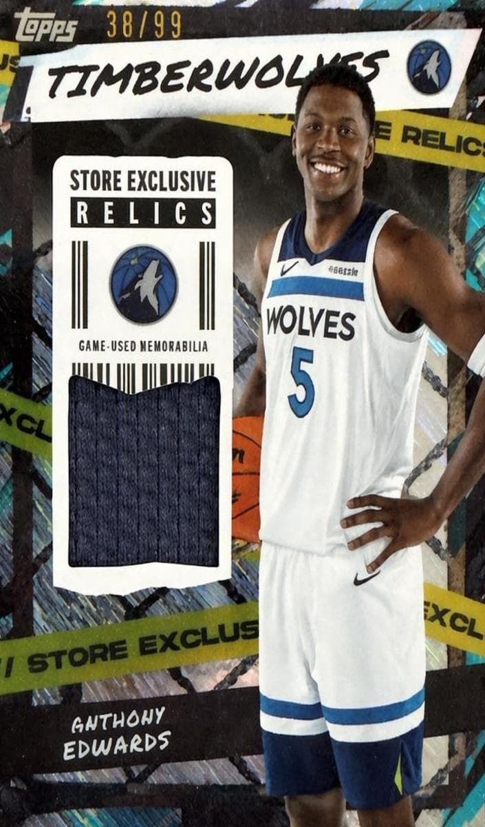 Anthony Edwards trading card