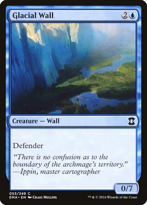 Glacial Wall 2001 Magic: The Gathering