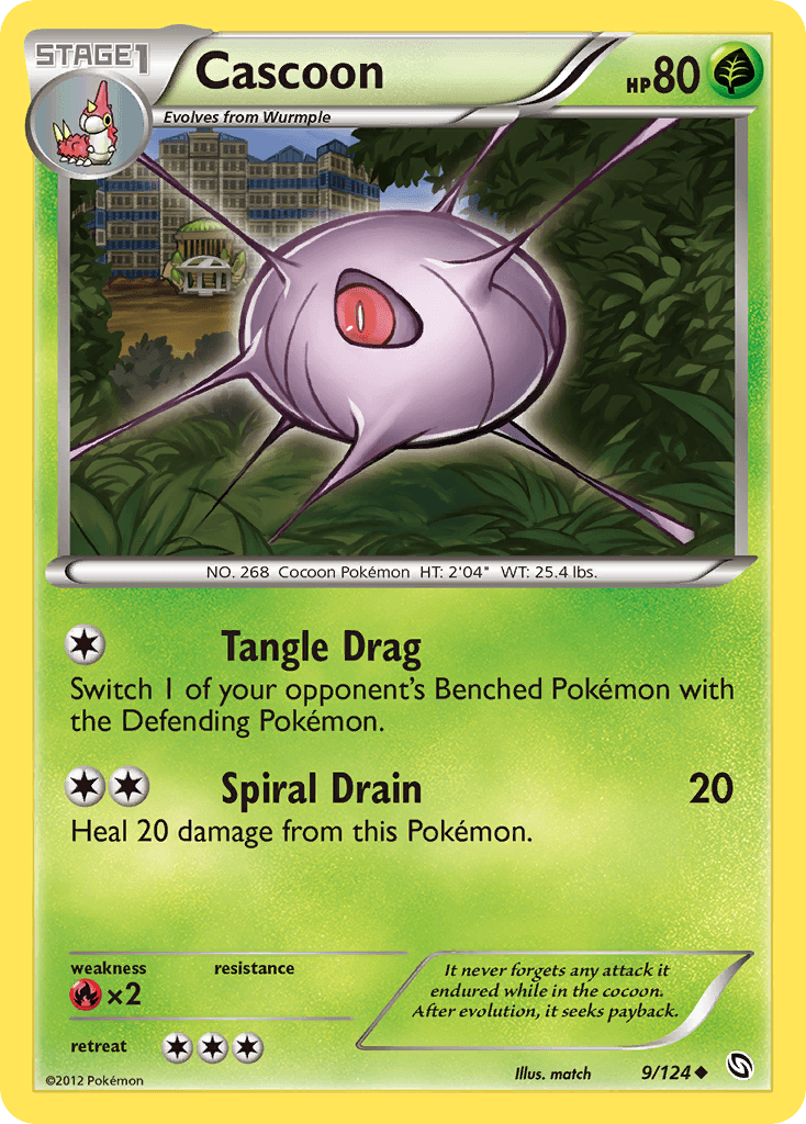 Cascoon 2012 Pokemon Dragons Exalted