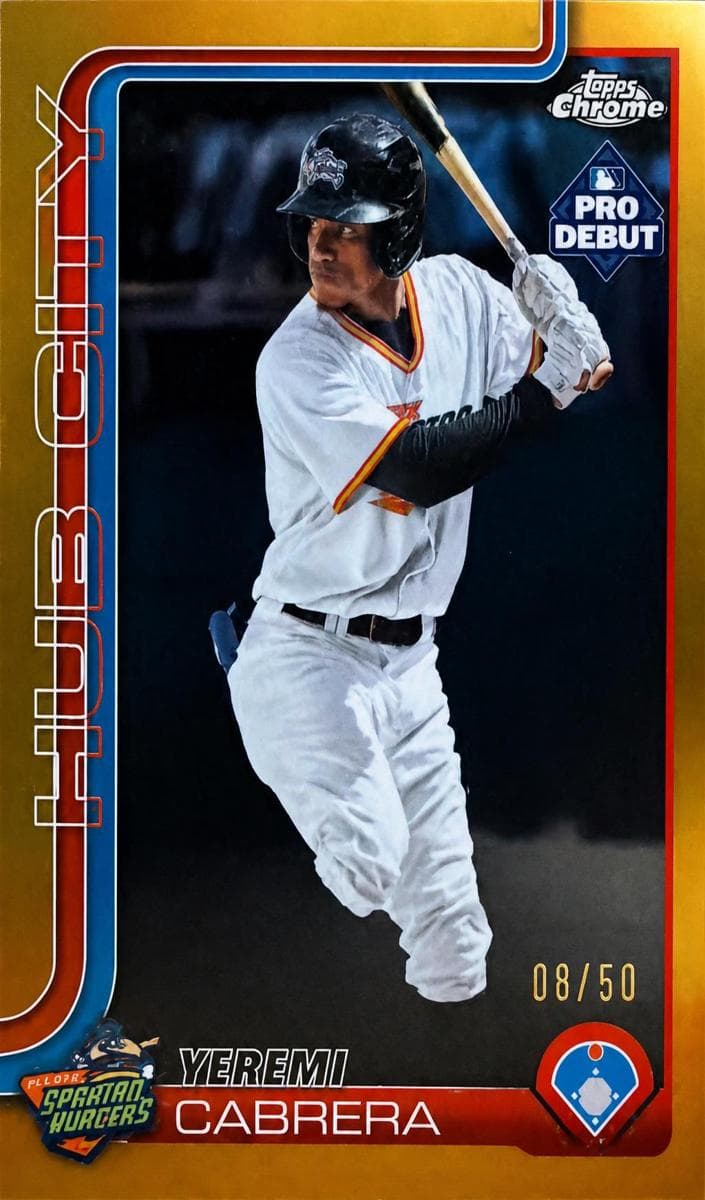 Yeremi Cabrera trading card