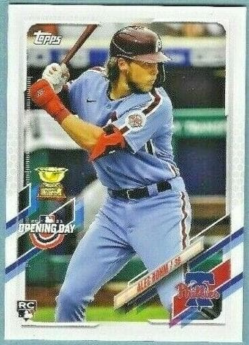 Alec Bohm 2021 topps