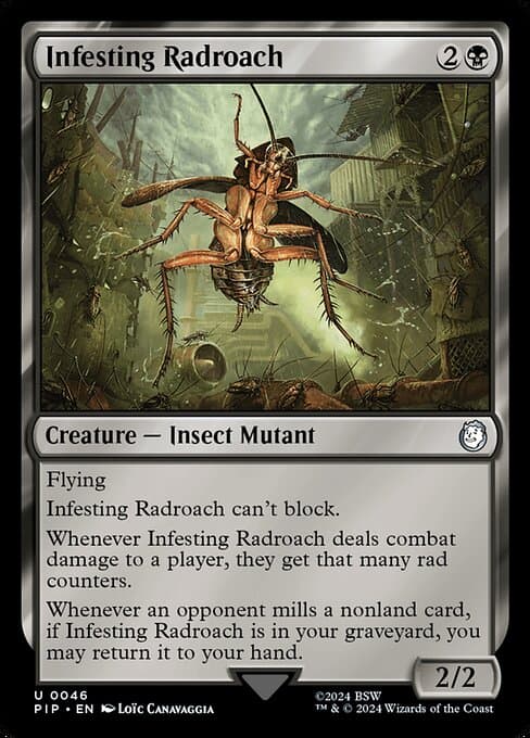 Infesting Radroach 2024 Magic: The Gathering Fallout