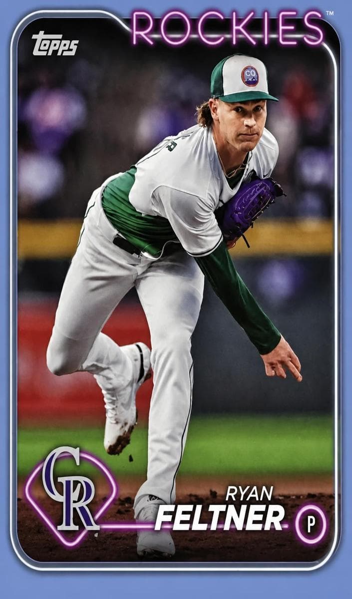 Ryan Feltner trading card
