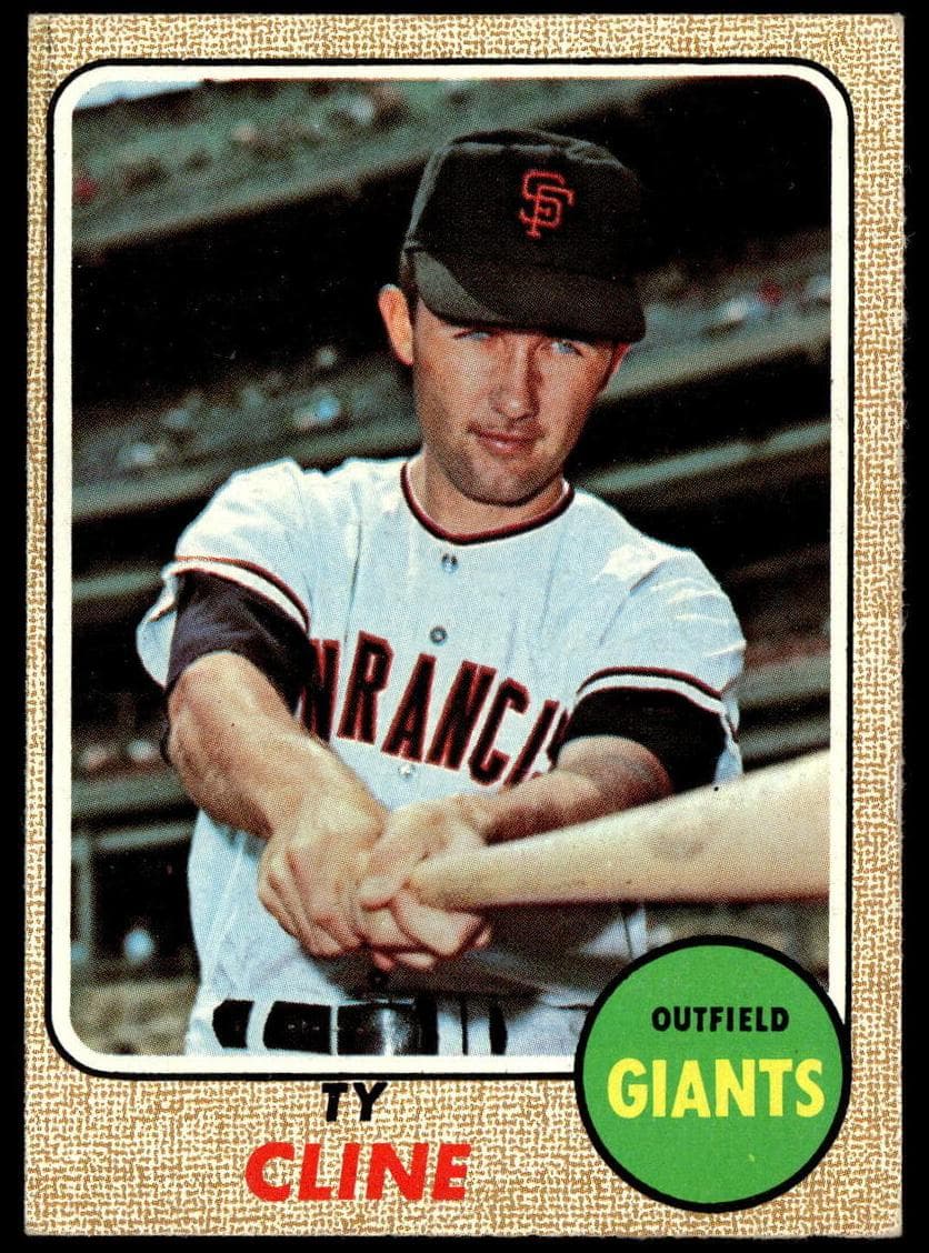 Ty Cline 1968 topps Topps
