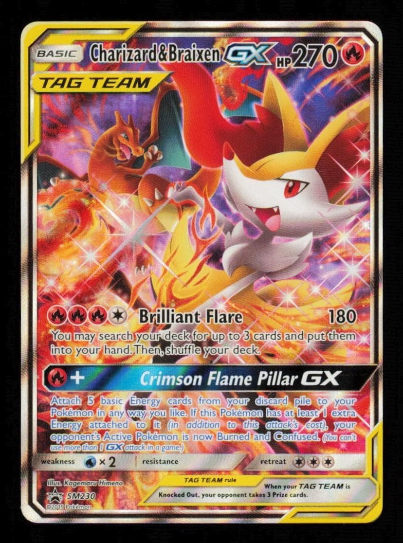 Charizard & Braixen GX #sm230