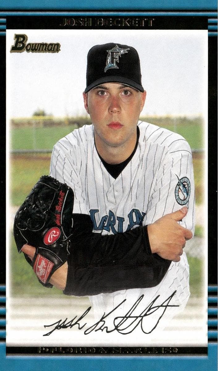 Josh Beckett 2002 bowman