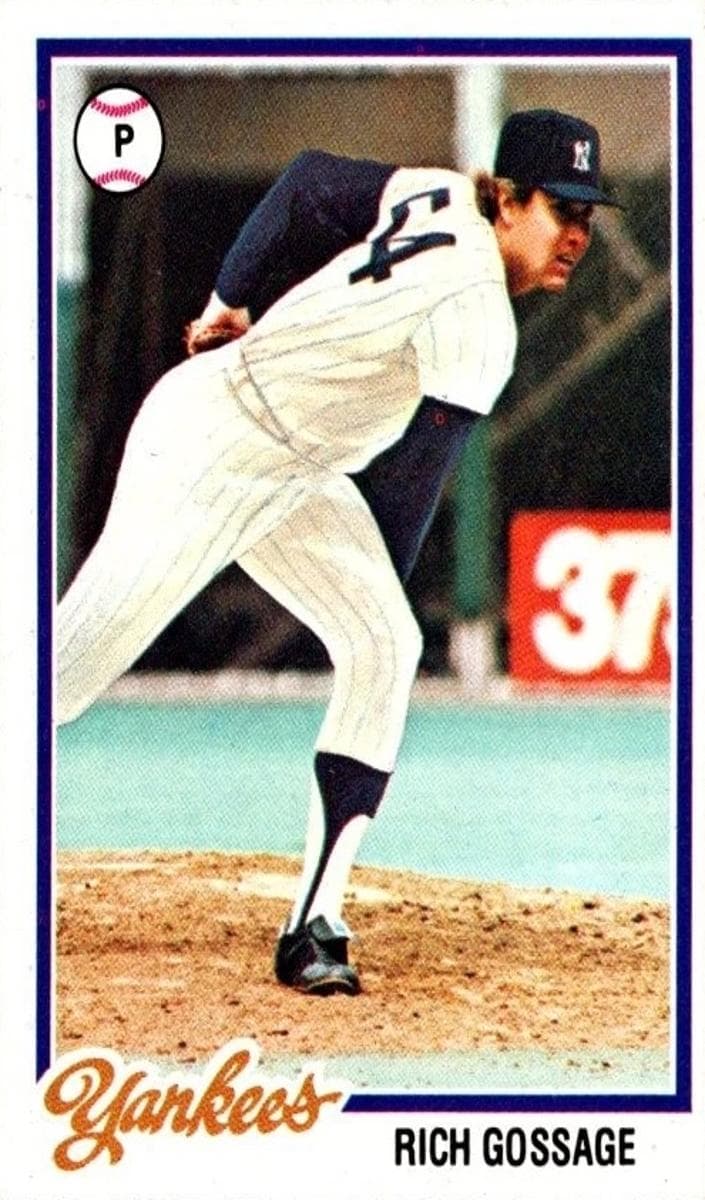 Rich Gossage 1978 topps Topps