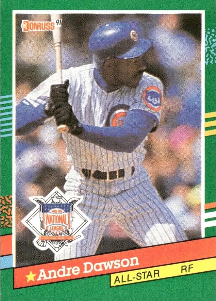 Andre Dawson 1991 panini Donruss