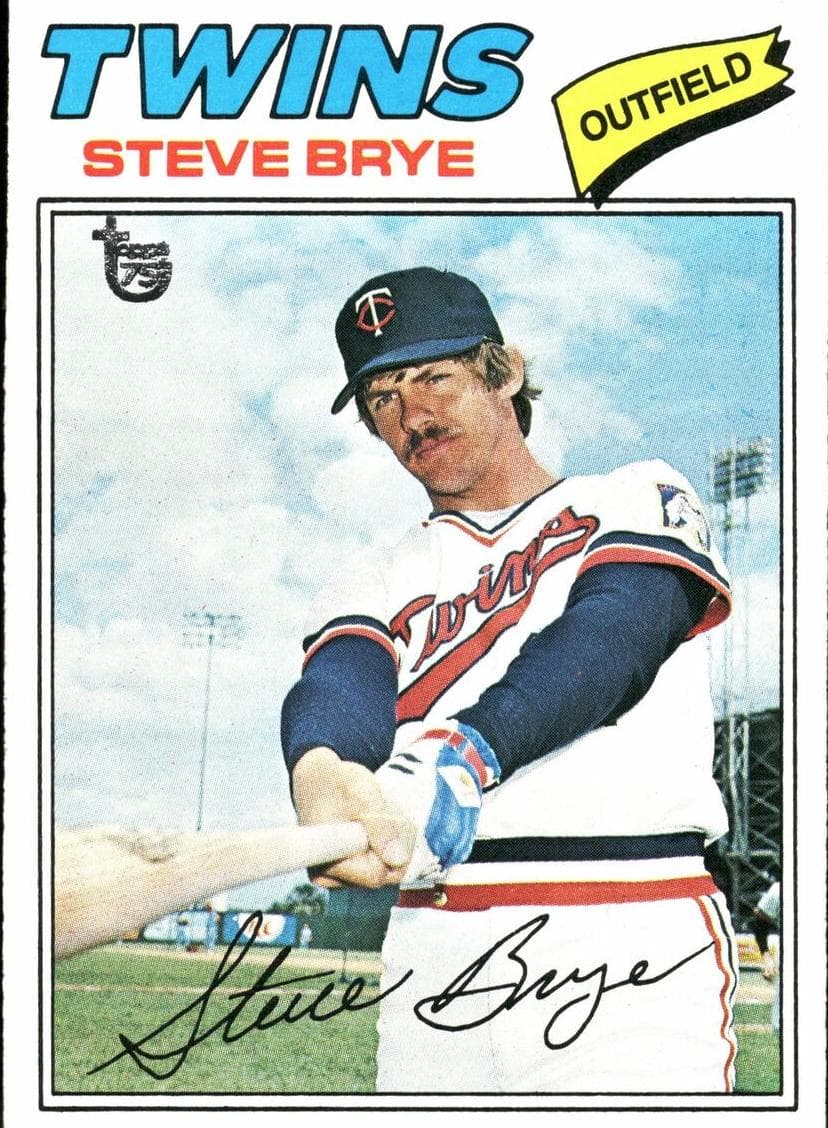 Steve Brye 1977 topps Topps