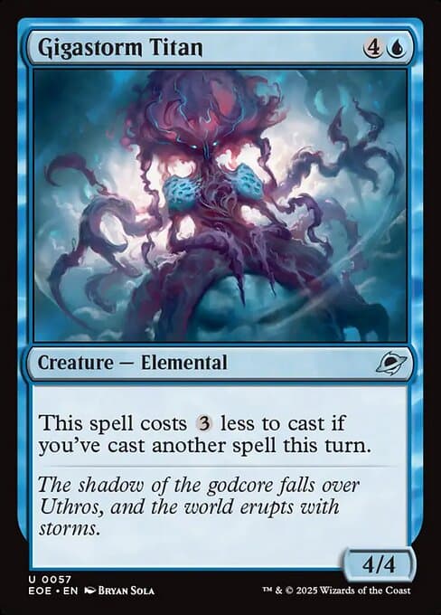 Gigastorm Titan 2025 Magic: The Gathering Edge of Eternities