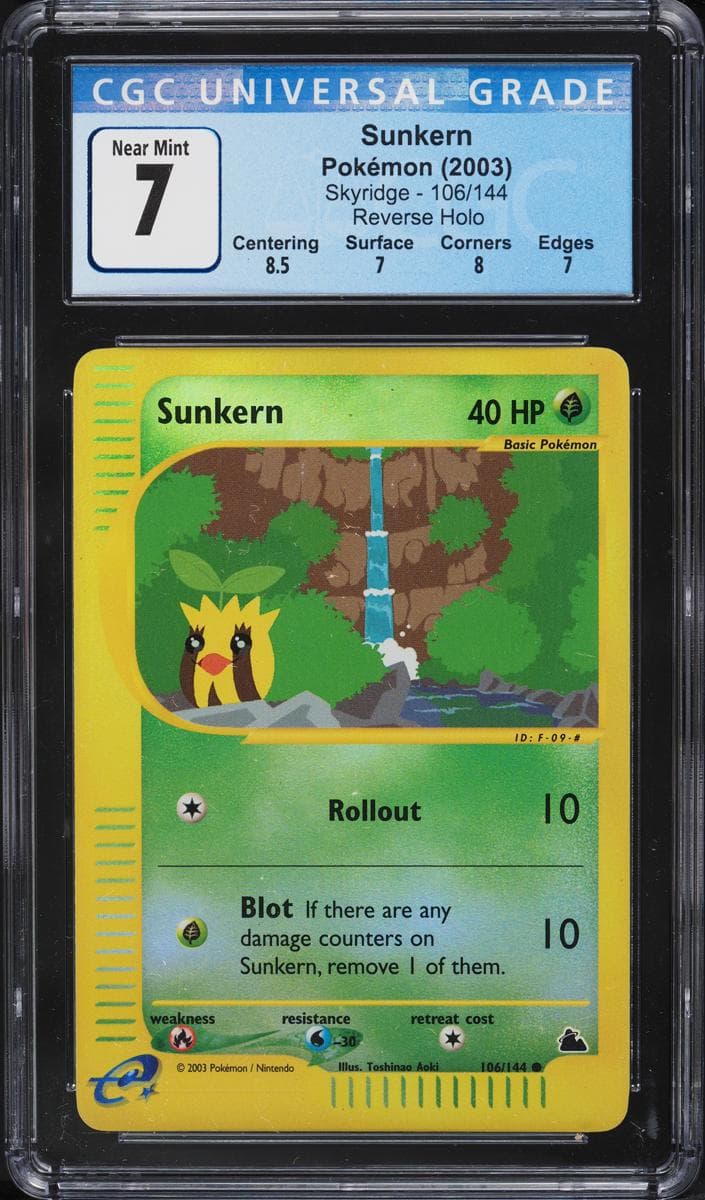Sunkern trading card