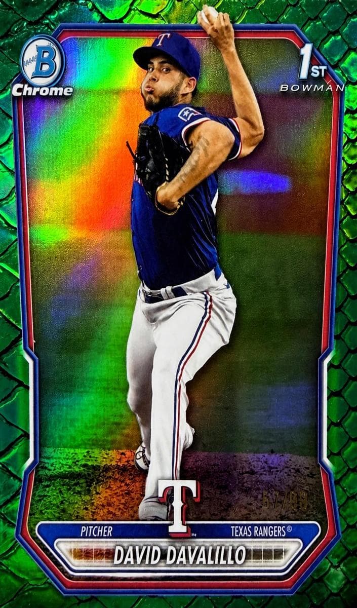 David Davalillo trading card