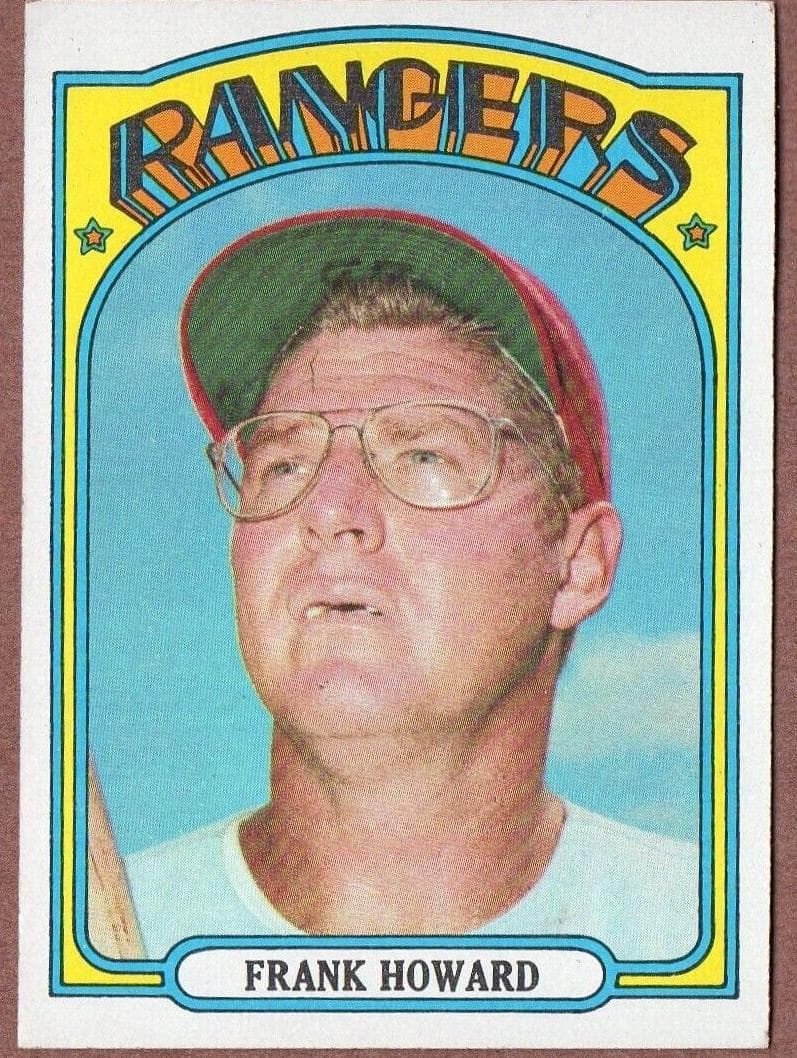 Frank Howard 1972 topps Topps