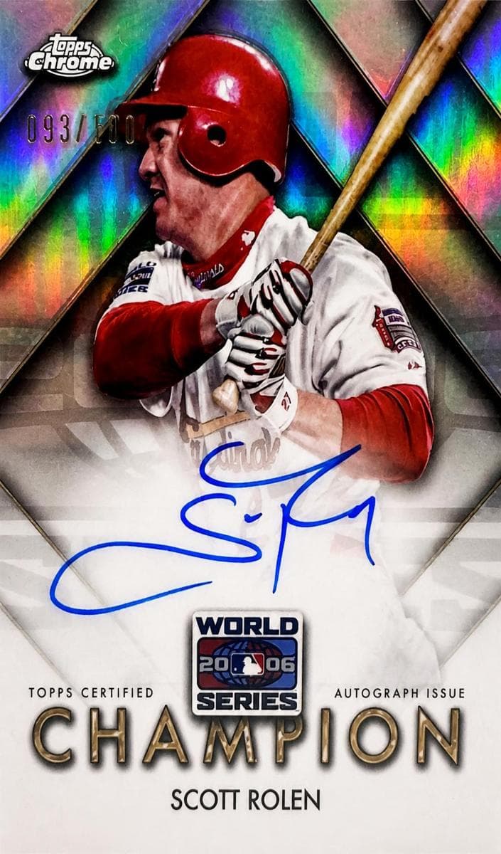 Scott Rolen 2025 topps Chrome