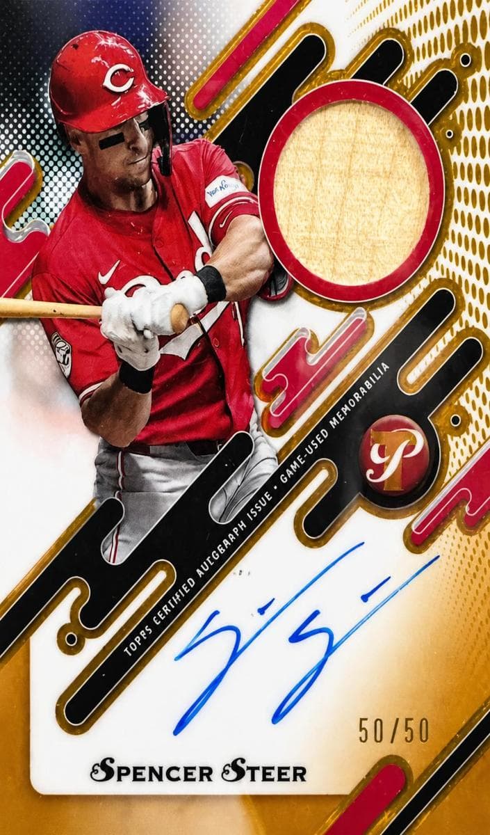 Spencer Steer 2025 topps Topps Pristine