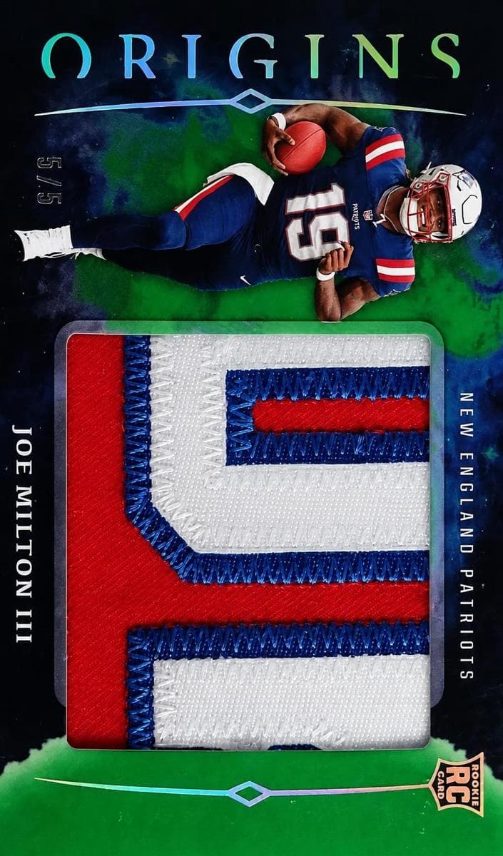 Joe Milton III 2024 panini Panini Origins
