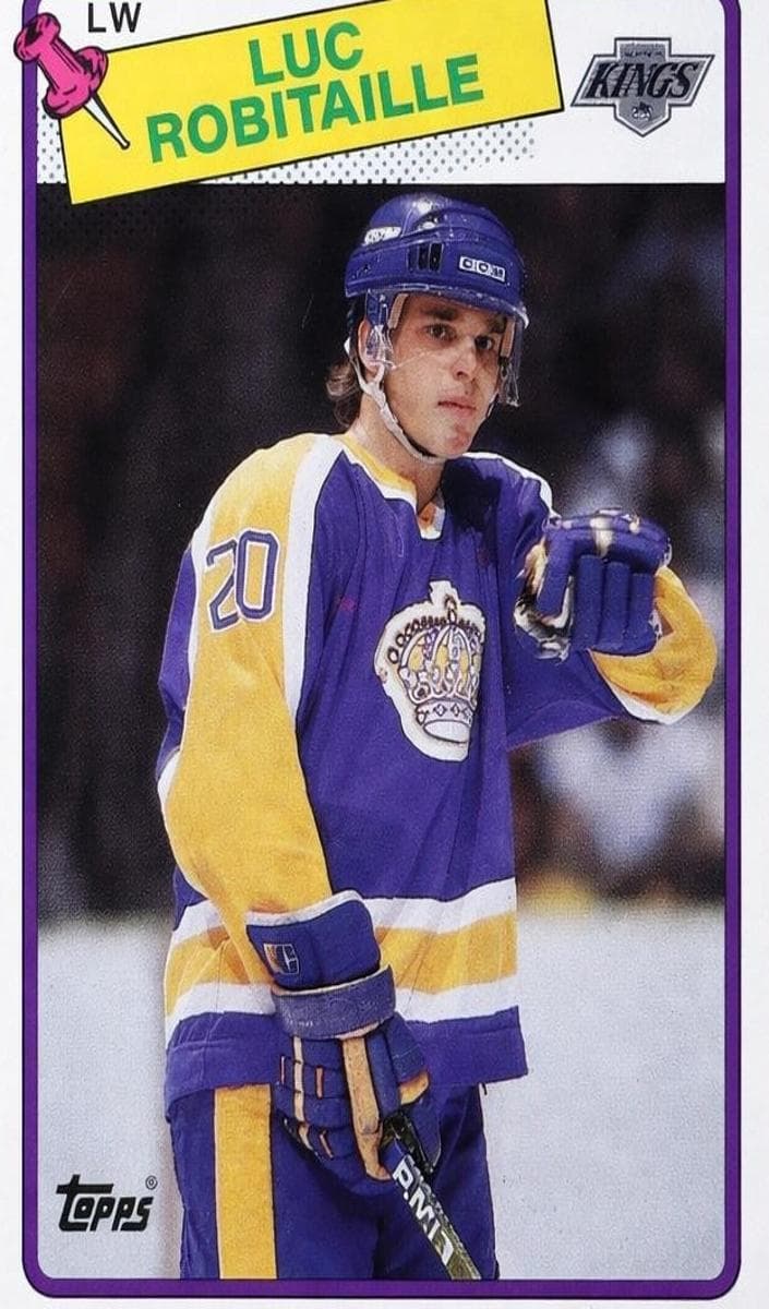 Luc Robitaille 1988 topps