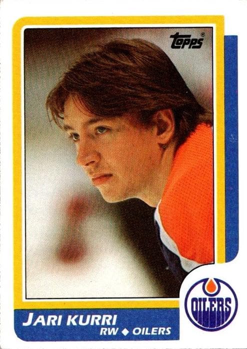 Jari Kurri 1986 topps Topps
