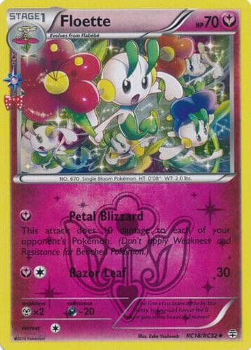 Floette trading card