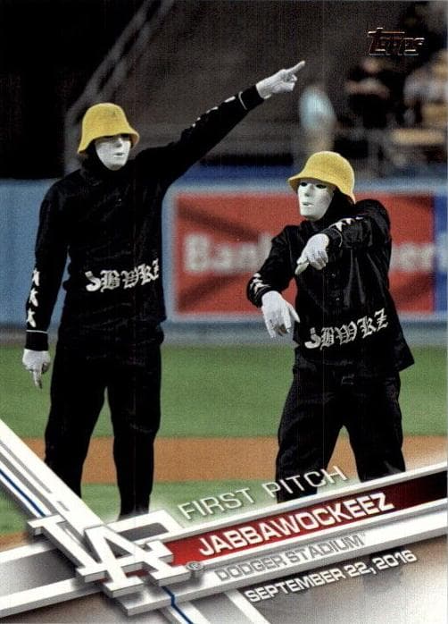 Jabbawockeez 2017 topps Topps